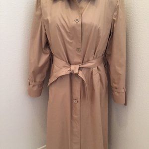 🎈Host Pick🎈Ladies Classic London Fog Lined Long Trench Coat
